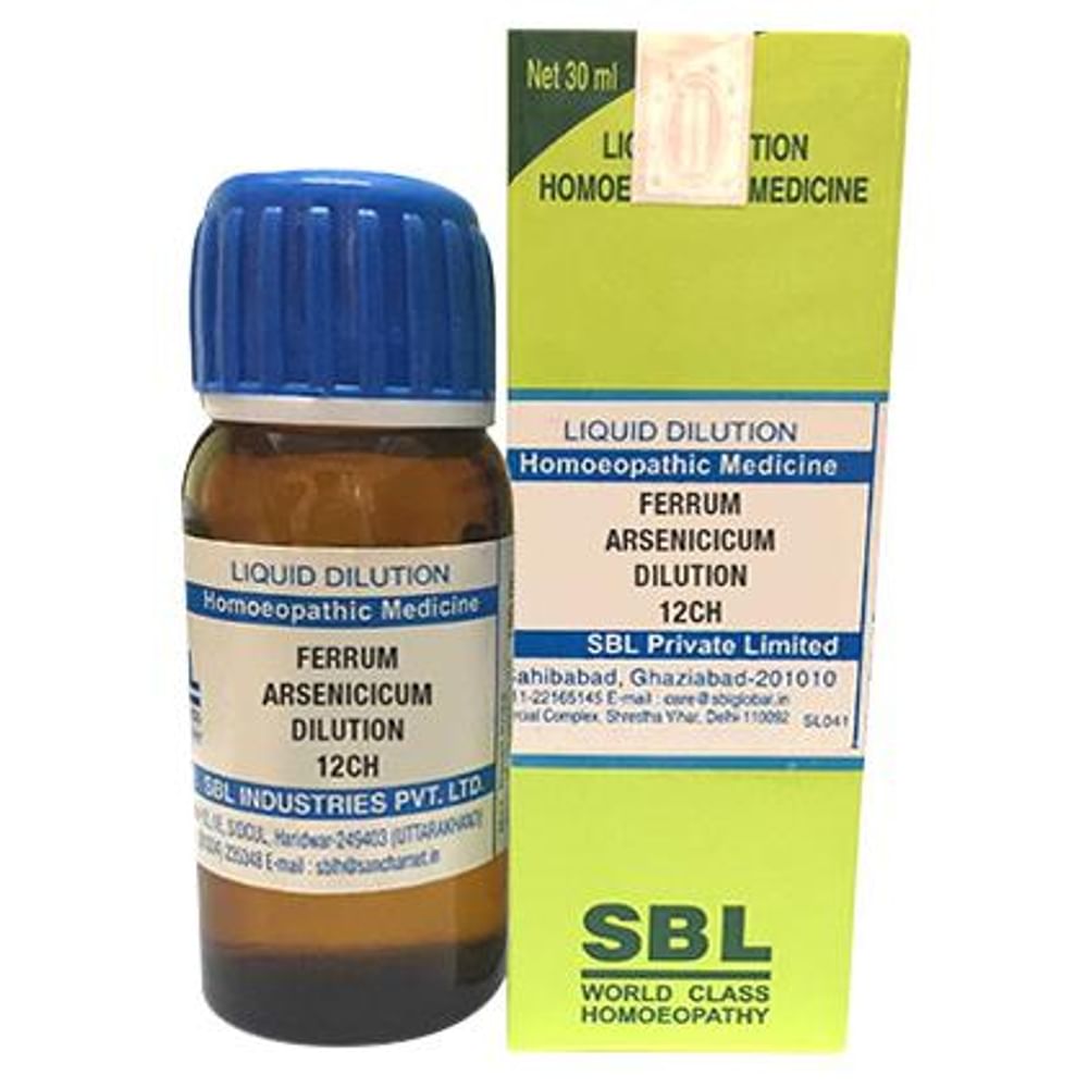 SBL Ferrum Arsenicicum Dilution 12 CH