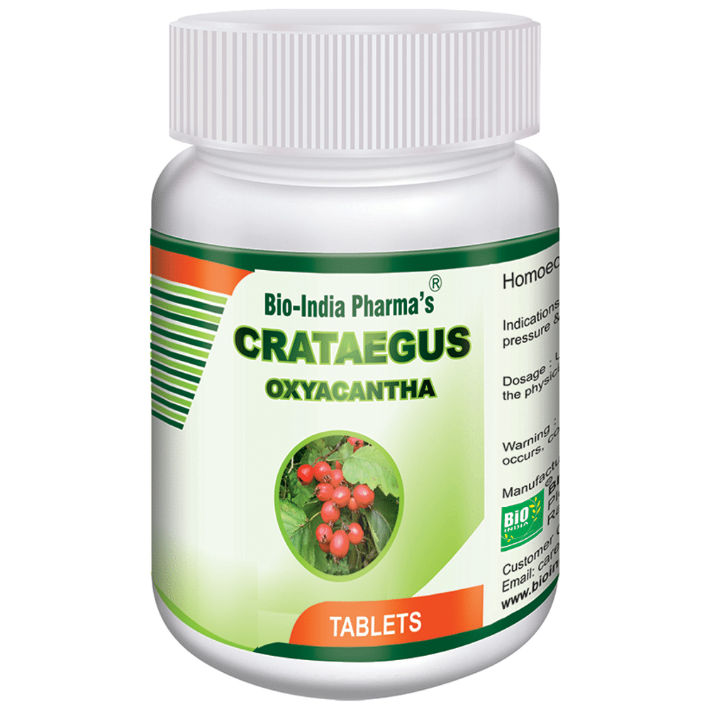 Bio India Crataegus Oxyacantha Tablet