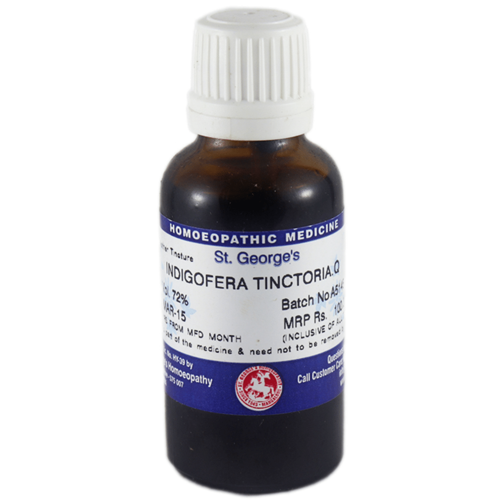 St. George’s Indigofera Tinctoria Mother Tincture Q