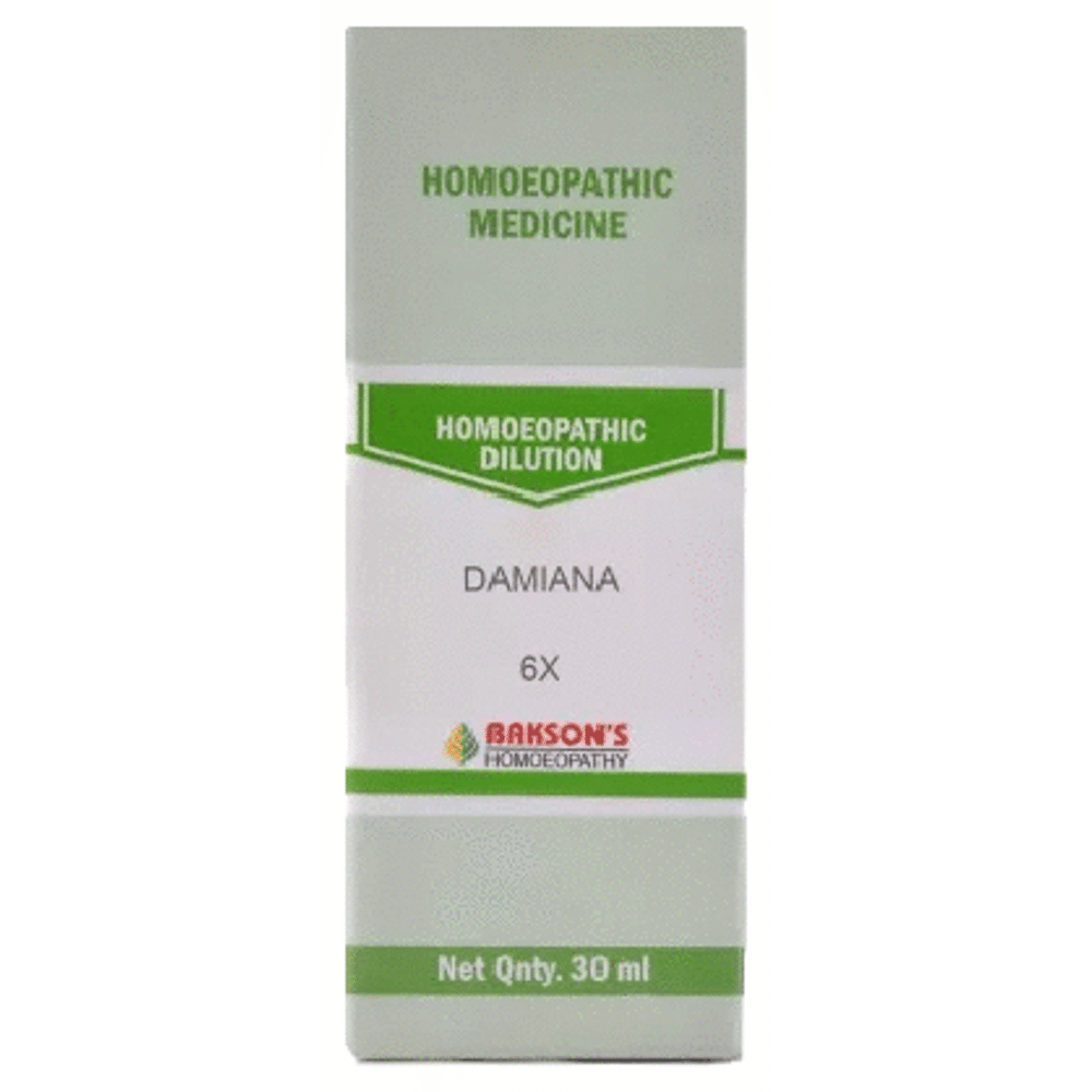 Bakson's Homeopathy Damiana Dilution 6X