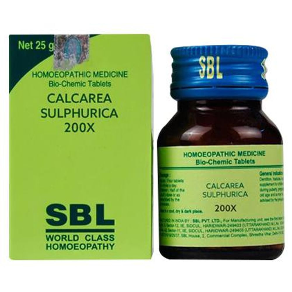 SBL Calcarea Sulphurica Biochemic Tablet 200X