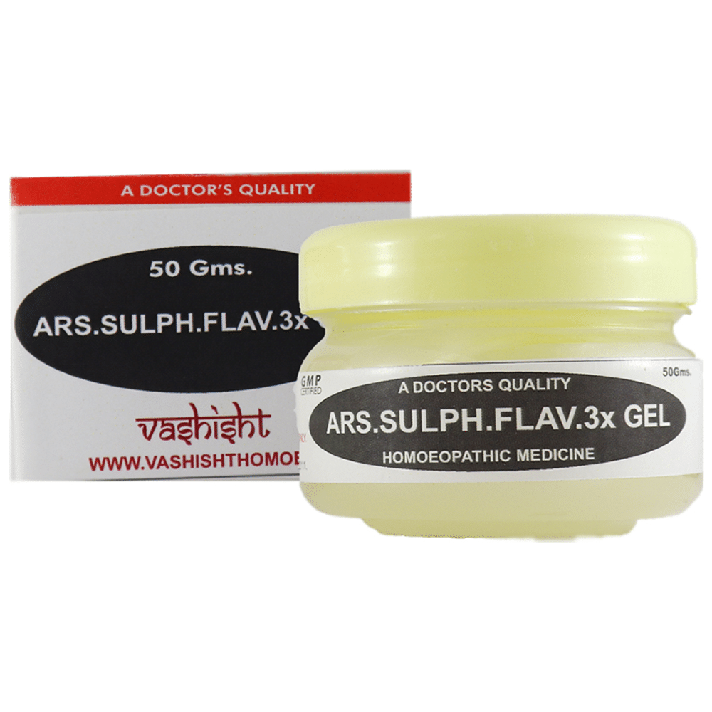 Vashisht Arsenic Sulph Flav 3X Gel