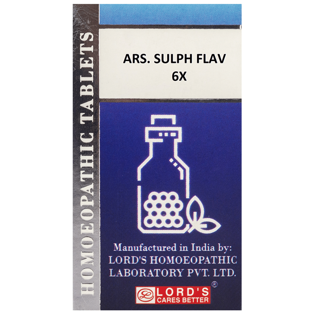 Lord's Ars Sulph Flav Trituration Tablet 6X