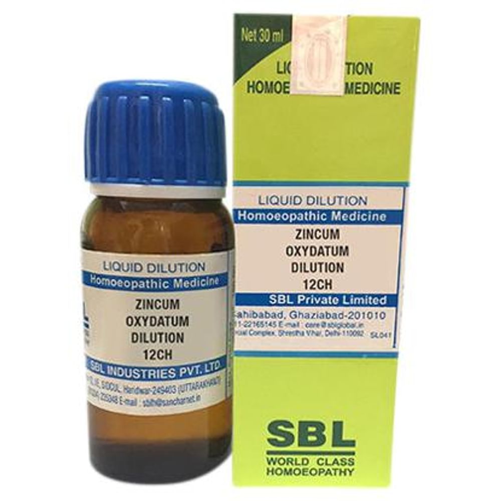 SBL Zincum Oxydatum Dilution 12 CH