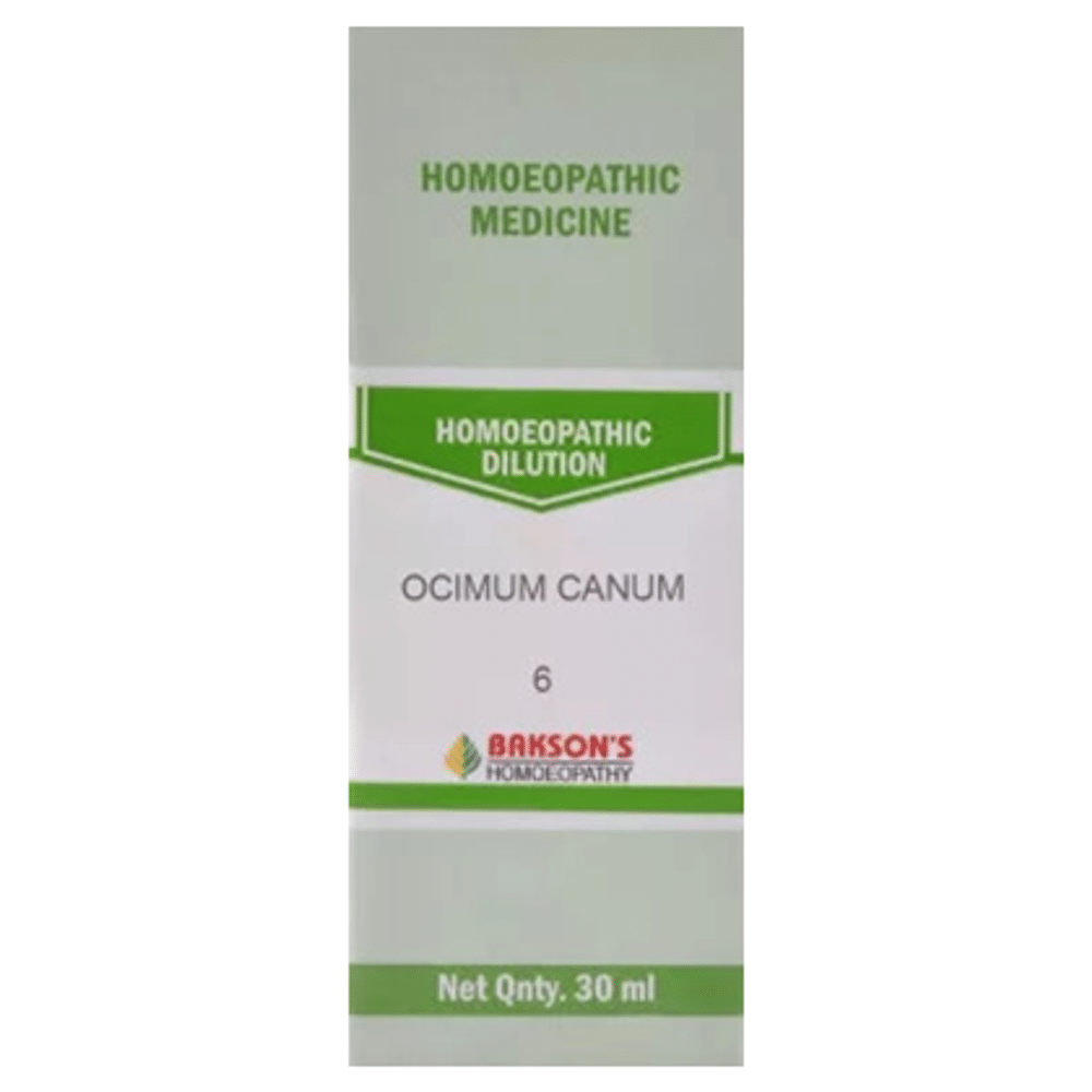 Bakson's Homeopathy Ocimum Canum Dilution 6 CH