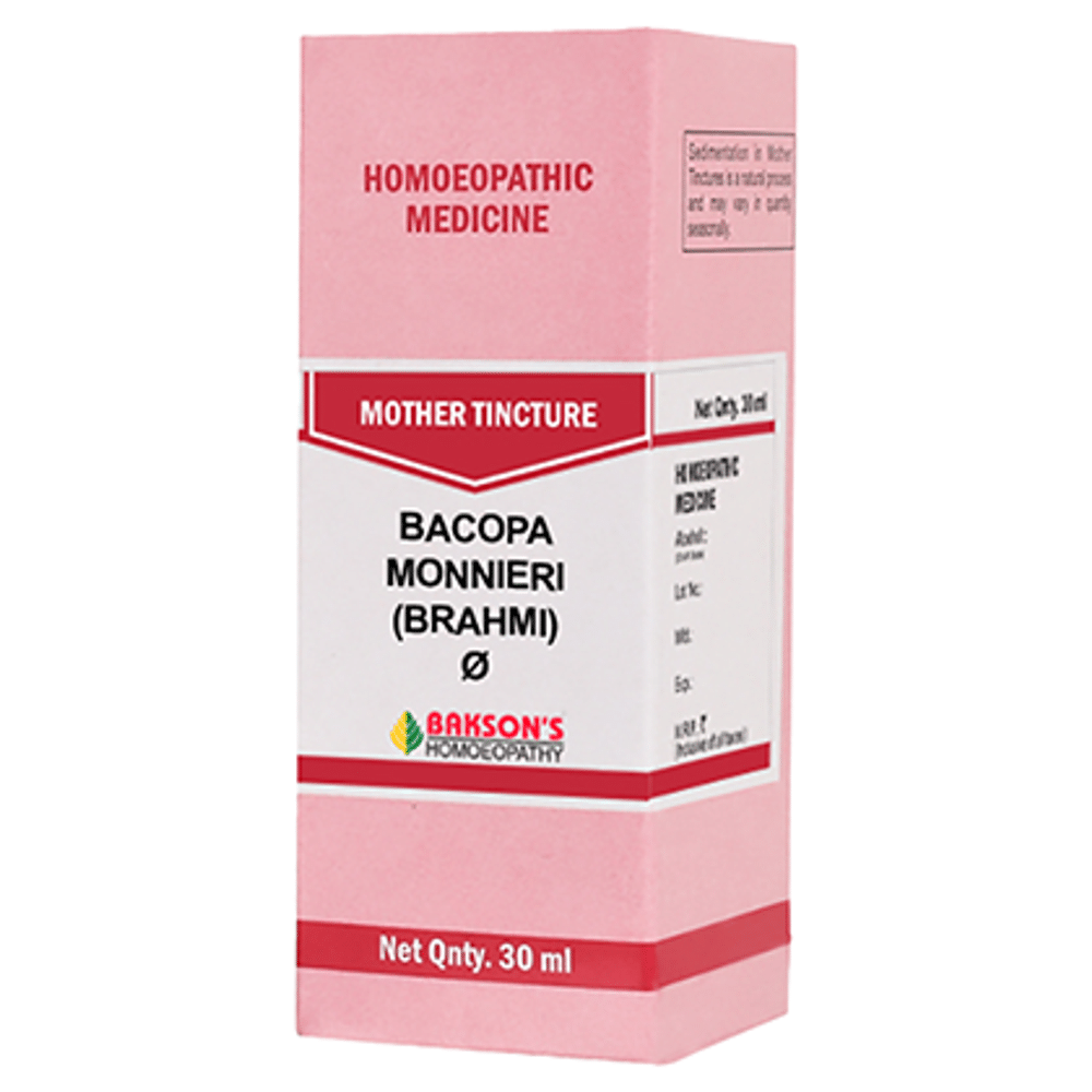 Bakson's Homeopathy Bacopa Monnieri (Brahmi) Mother Tincture Q