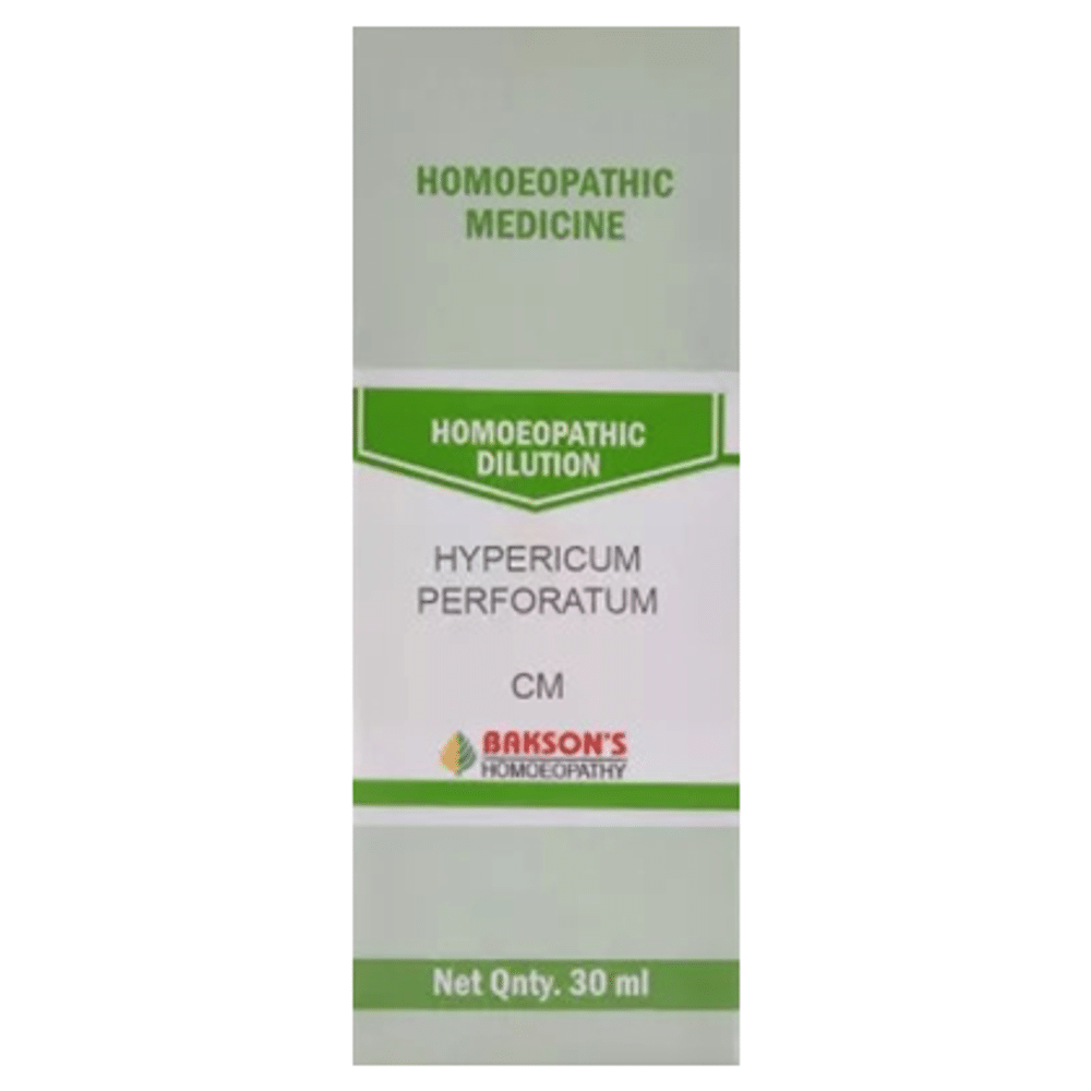 Bakson's Homeopathy Hypericum Perforatum Dilution CM