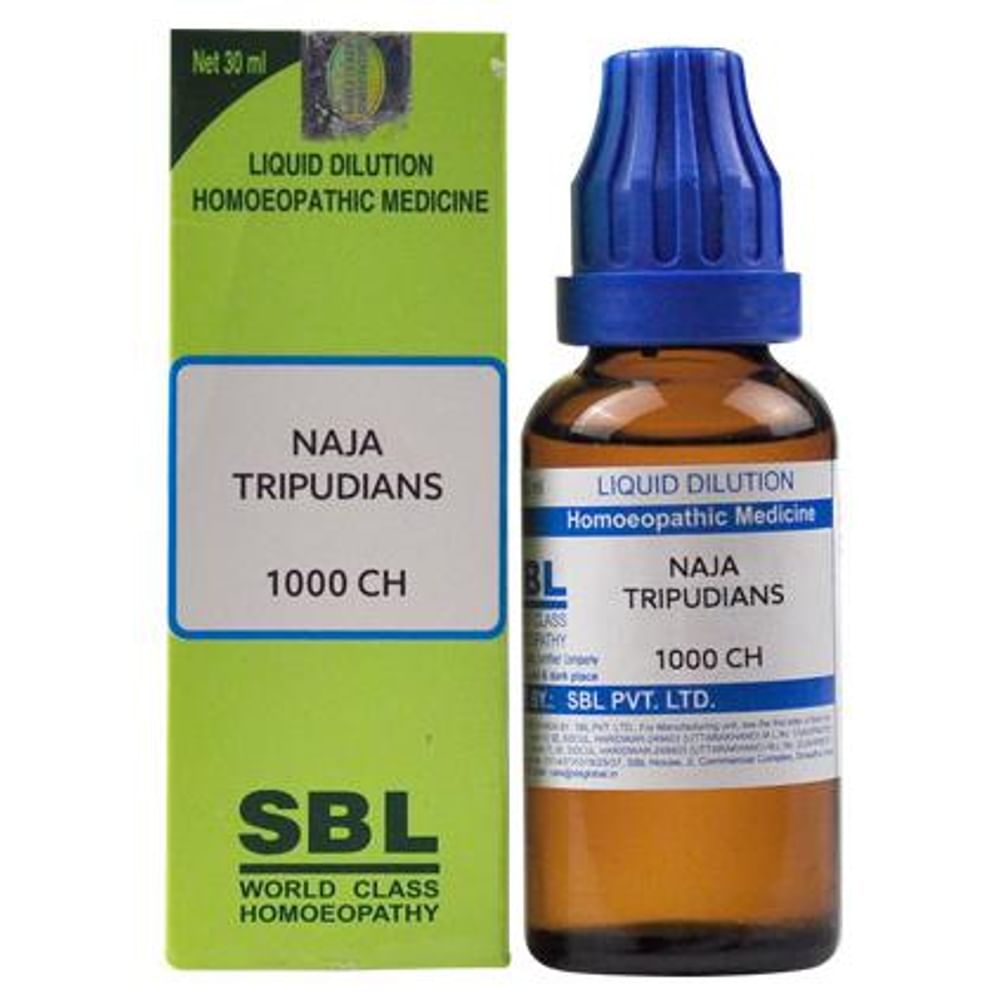 SBL Naja Tripudians Dilution 1000 CH