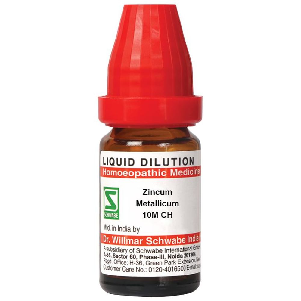 Dr Willmar Schwabe India Zincum Metallicum Dilution 10M CH