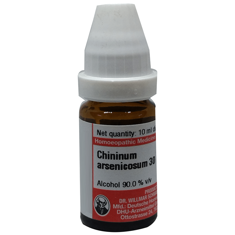 Dr Willmar Schwabe Germany Chininum Arsenicosum Dilution 30