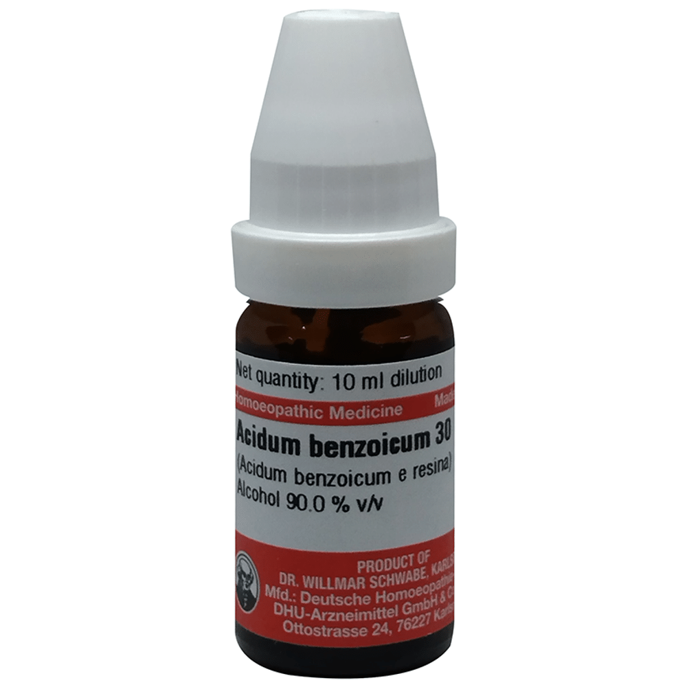 Dr Willmar Schwabe Germany Acidum Benzoicum Dilution 30