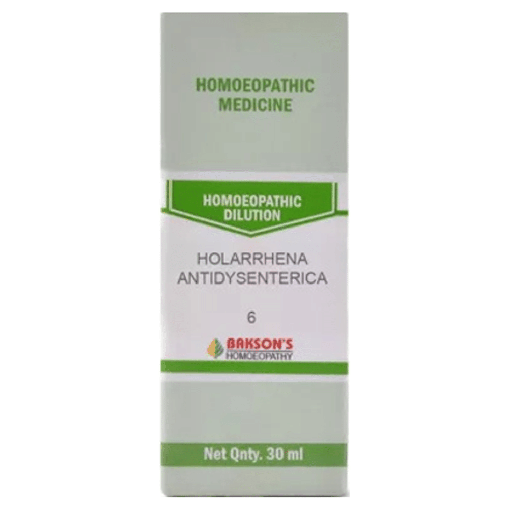 Bakson's Homeopathy Holarrhena Antidysenterica Dilution 6 CH