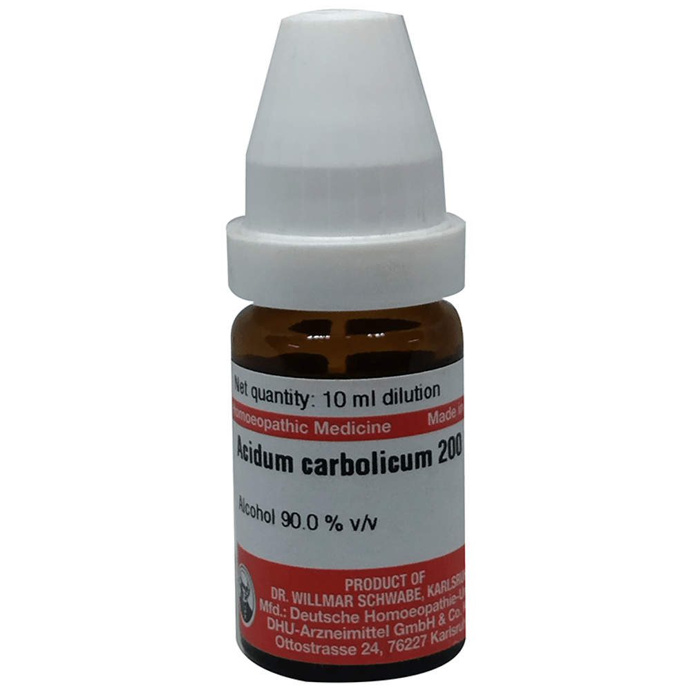 Dr Willmar Schwabe Germany Acidum Carbolicum Dilution 200