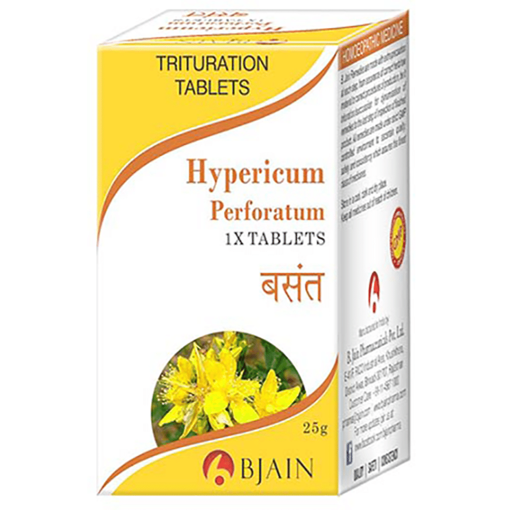 Bjain Hypericum Perforatum Trituration Tablet 1X