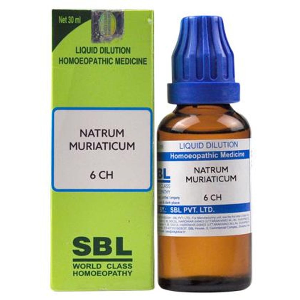 SBL Natrum Muriaticum Dilution 6 CH