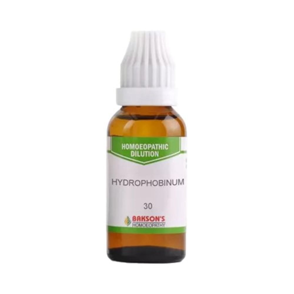 Bakson's Homeopathy Hydrophobinum Dilution 30 CH