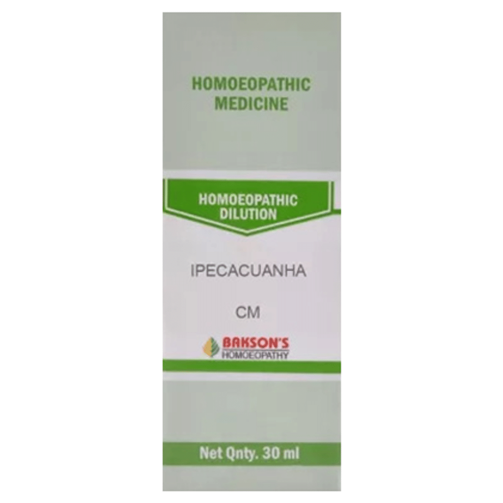 Bakson's Homeopathy Ipecacuanha Dilution CM