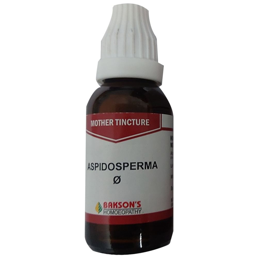 Bakson's Homeopathy Aspidosperma Q Mother Tincture