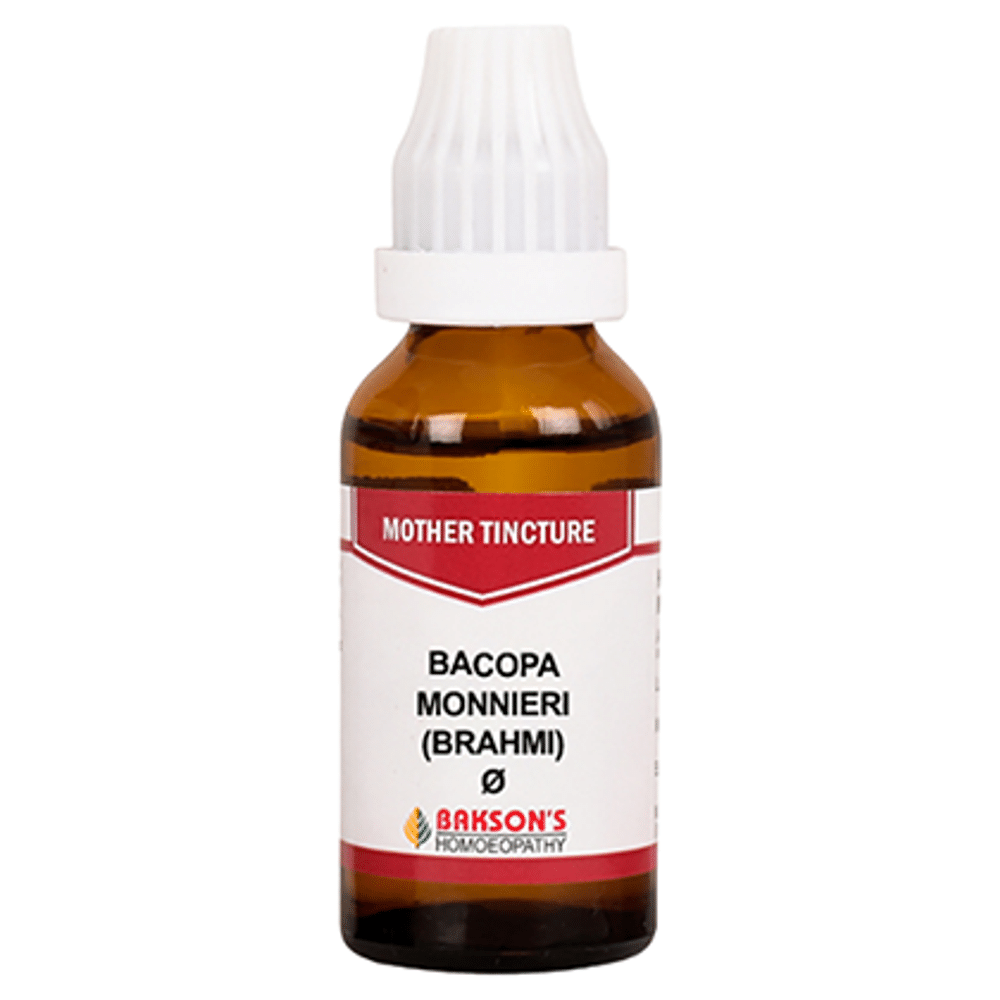 Bakson's Homeopathy Bacopa Monnieri (Brahmi) Mother Tincture Q