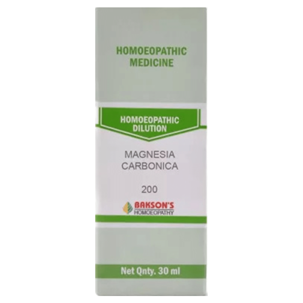 Bakson's Homeopathy Magnesia Carbonica Dilution 200