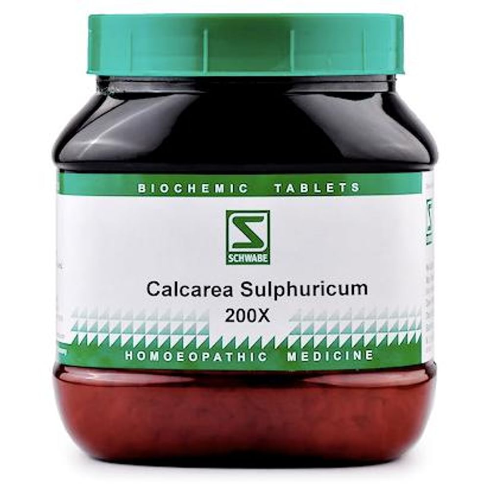 Dr Willmar Schwabe India Calcarea Sulphurica Biochemic Tablet 200X