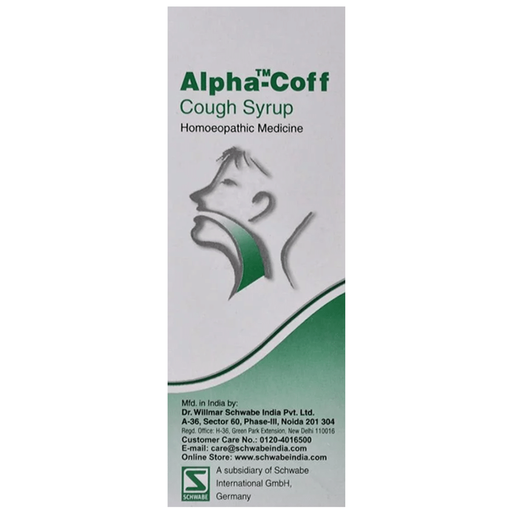 Dr Willmar Schwabe India Alpha-Coff Cough Syrup