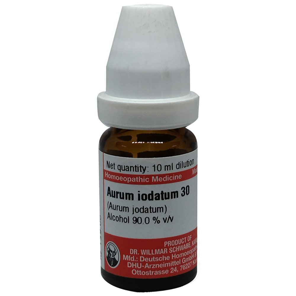 Dr Willmar Schwabe Germany Aurum Iodatum Dilution 30