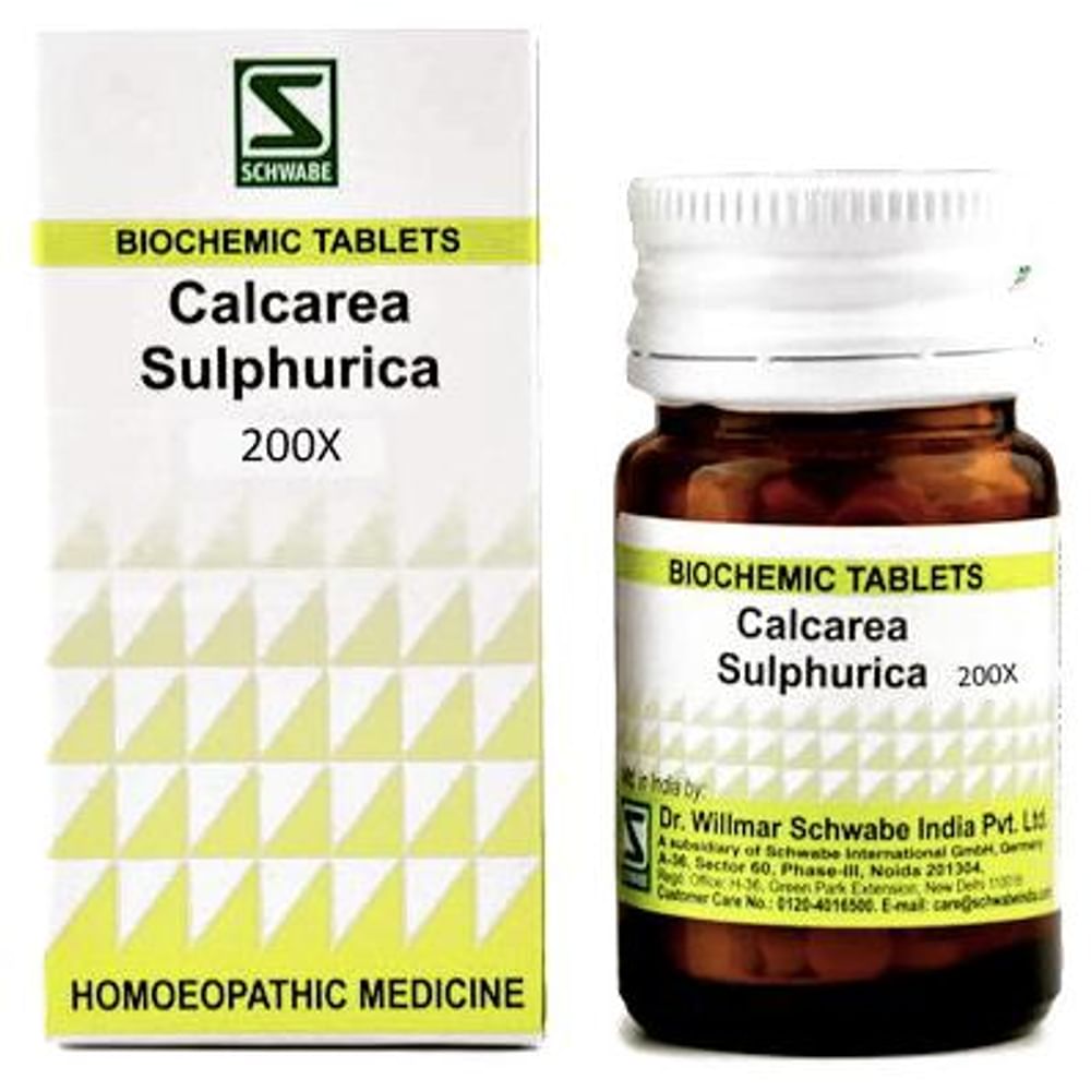 Dr Willmar Schwabe India Calcarea Sulphurica Biochemic Tablet 200X