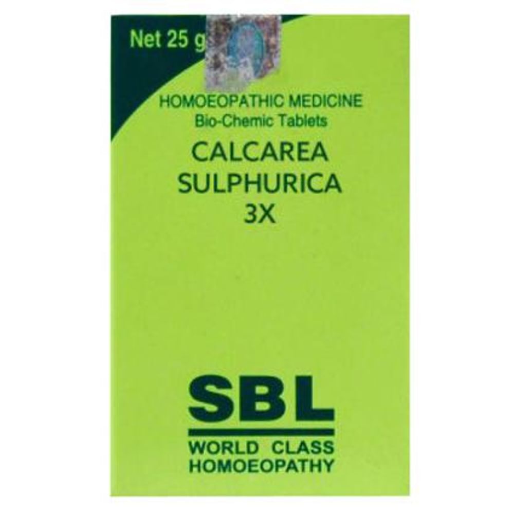 SBL Calcarea Sulphurica Biochemic Tablet 3X