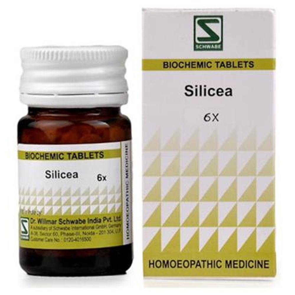 Dr Willmar Schwabe India Silicea Biochemic Tablet 6X