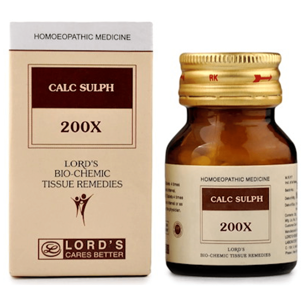 Lord's Calc Sulph Biochemic Tablet 200X