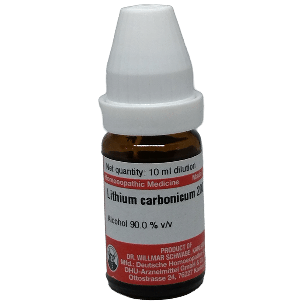 Dr Willmar Schwabe Germany Lithium Carbonicum Dilution 200