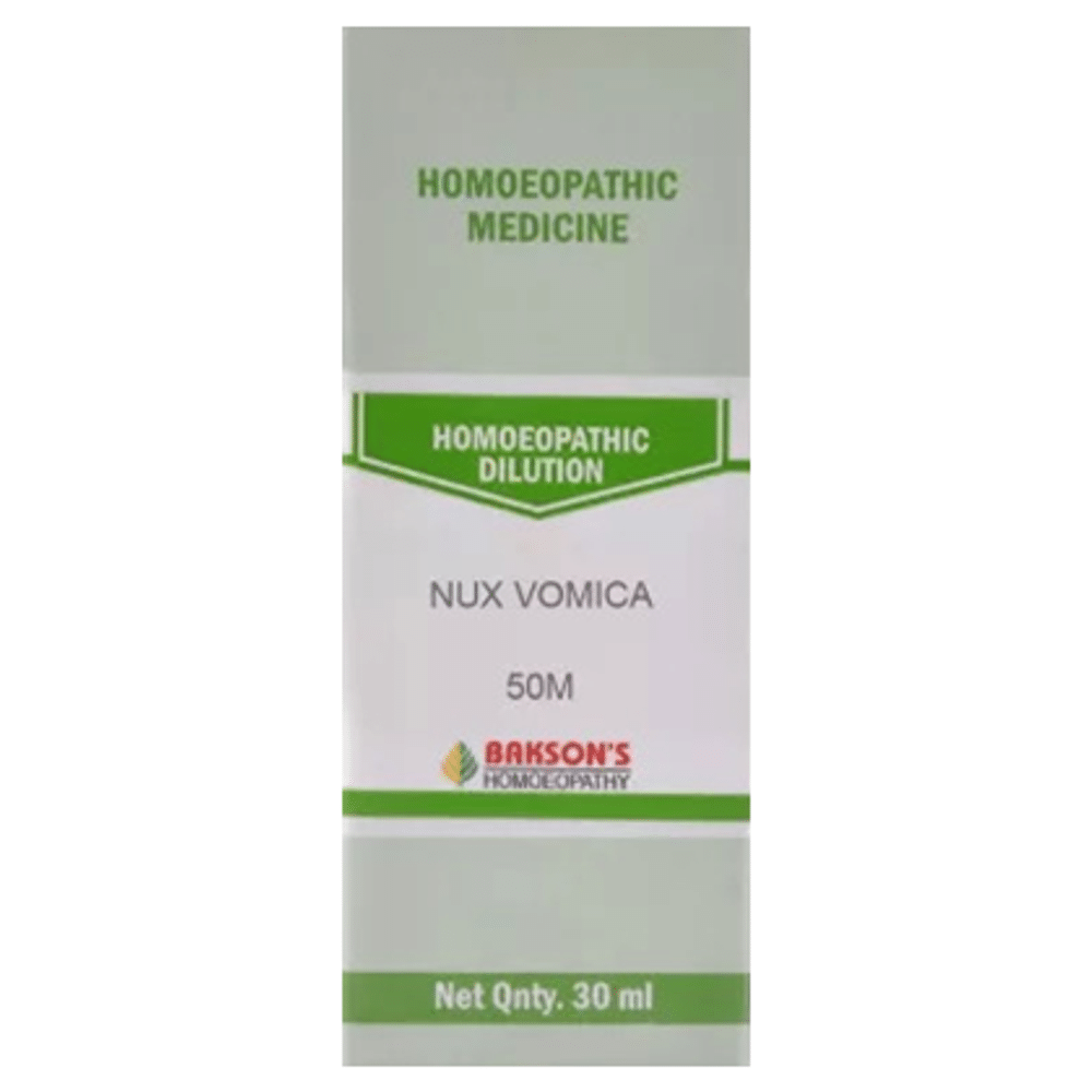 Bakson's Homeopathy Nux Vomica Dilution 50M