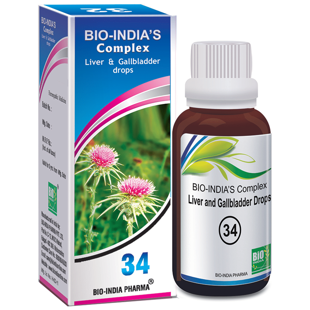 Bio India Complex 34 Liver And Gallbladder Drop