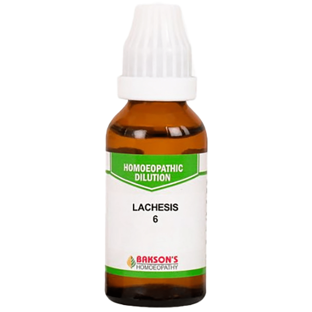 Bakson's Homeopathy Lachesis Dilution 6 CH