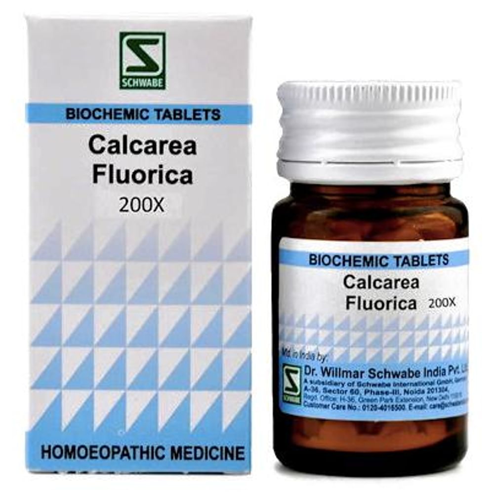 Dr Willmar Schwabe India Calcarea Fluorica Biochemic Tablet 200X