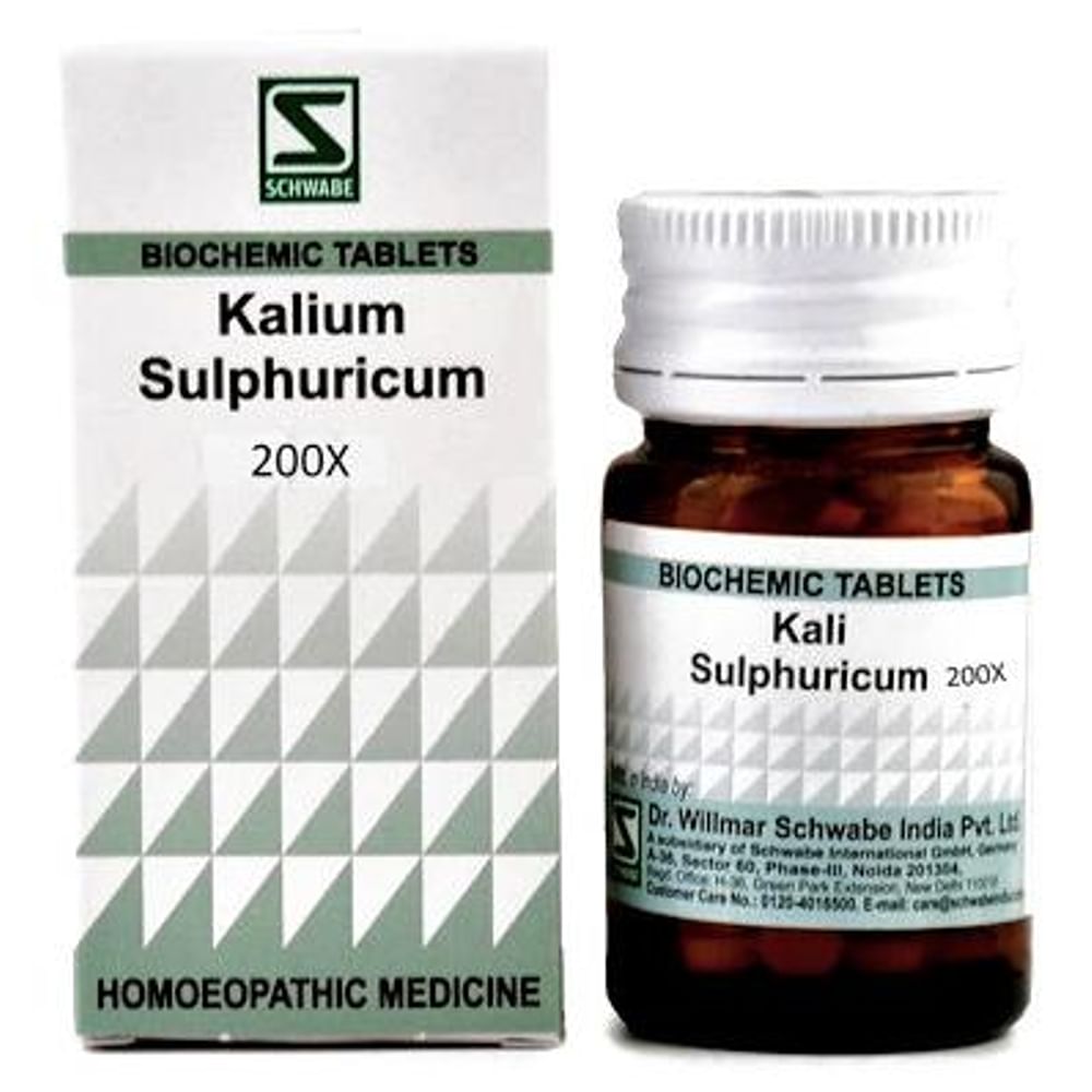 Dr Willmar Schwabe India Kali Sulphuricum Biochemic Tablet 200X