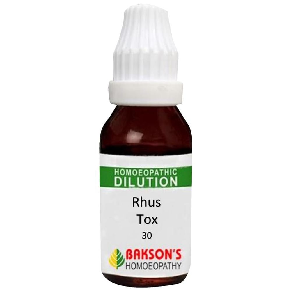 Bakson's Homeopathy Rhus Tox Dilution 30 CH