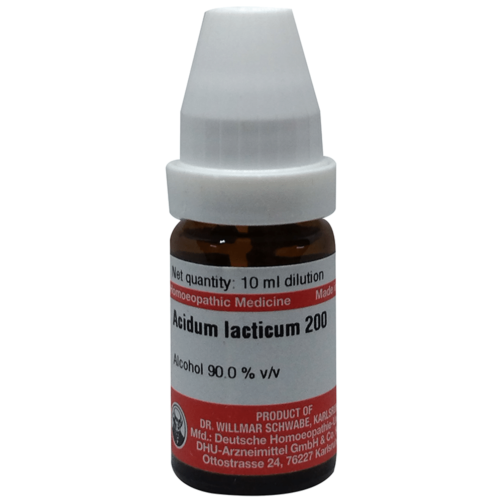 Dr Willmar Schwabe Germany Acidum Lacticum Dilution 200