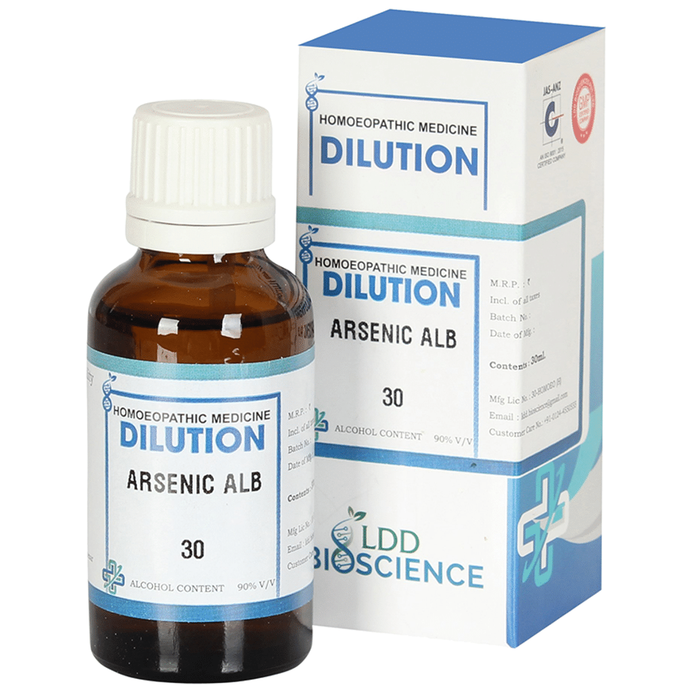 LDD Bioscience Arsenic Album Dilution 30 CH