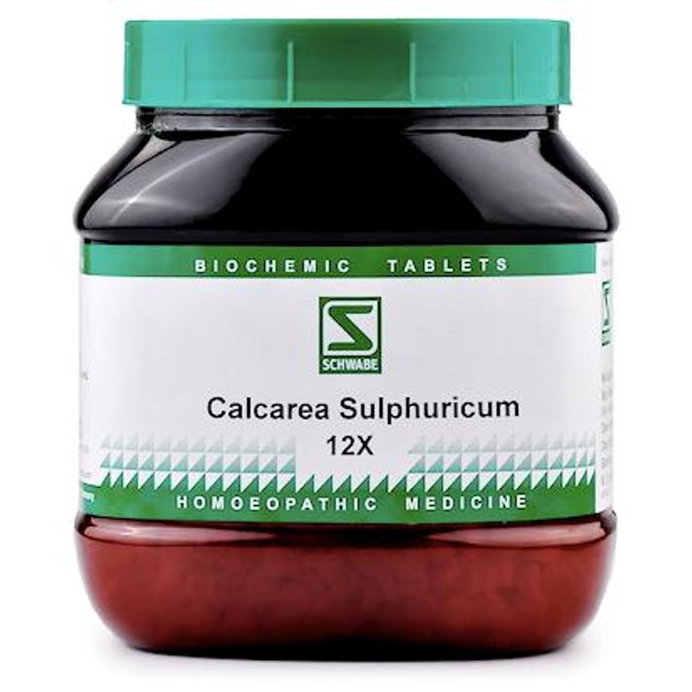 Dr Willmar Schwabe India Calcarea Sulphurica Biochemic Tablet 12X