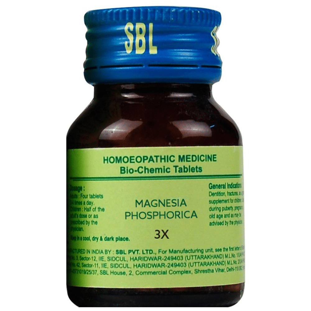 SBL Magnesia Phosphorica Biochemic Tablet 3X