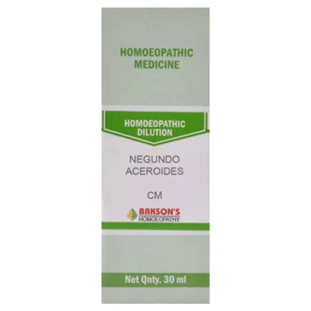 Bakson's Homeopathy Negundo Aceroides Dilution CM