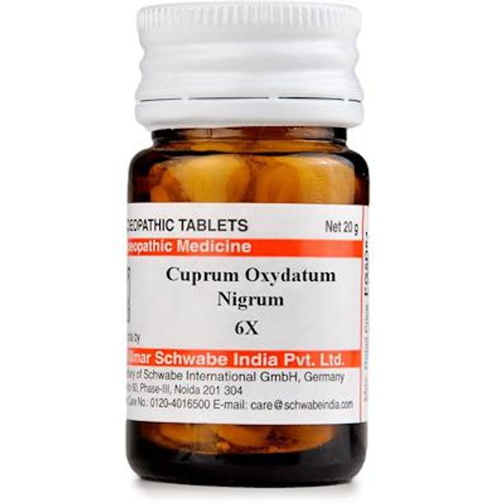 Dr Willmar Schwabe India Cuprum Oxydatum Nigrum Trituration Tablet 6X