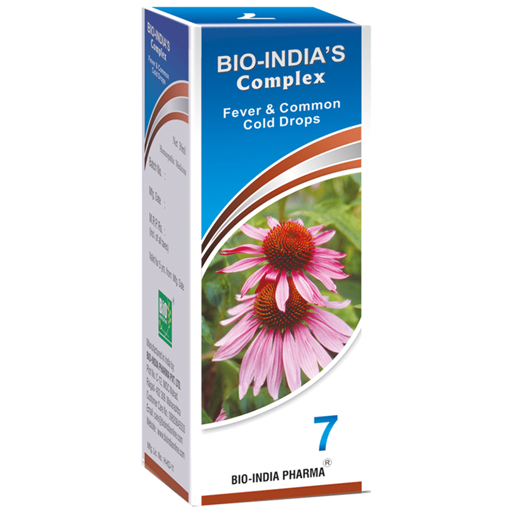 Bio India Complex 7 Fever & Common Cold Drop