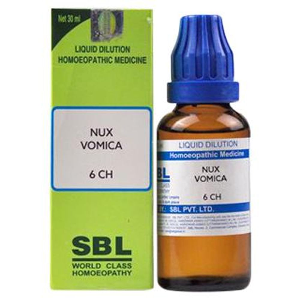 SBL Nux Vomica Dilution Dilution 6 CH