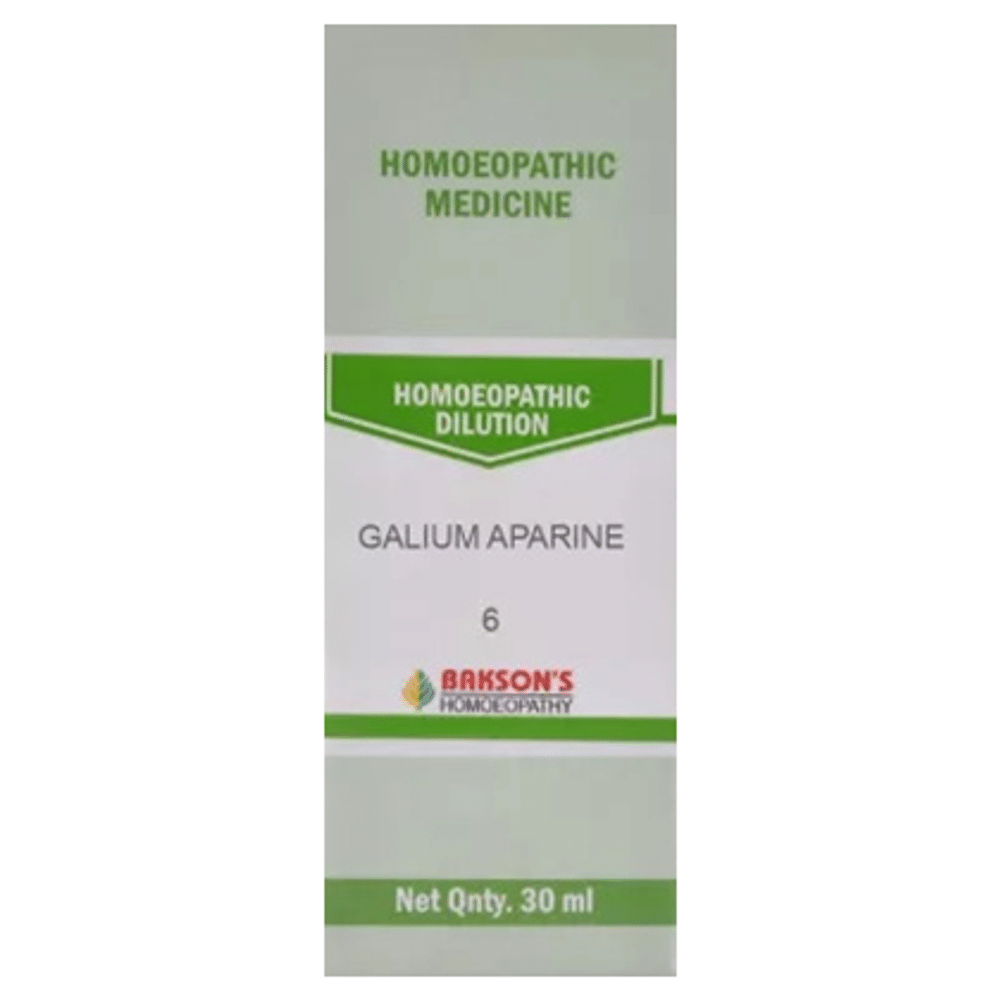 Bakson's Homeopathy Galium Aparine Dilution 6 CH