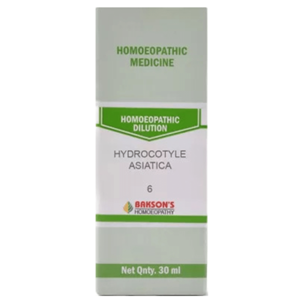 Bakson's Homeopathy Hydrocotyle Asiatica Dilution 6 CH