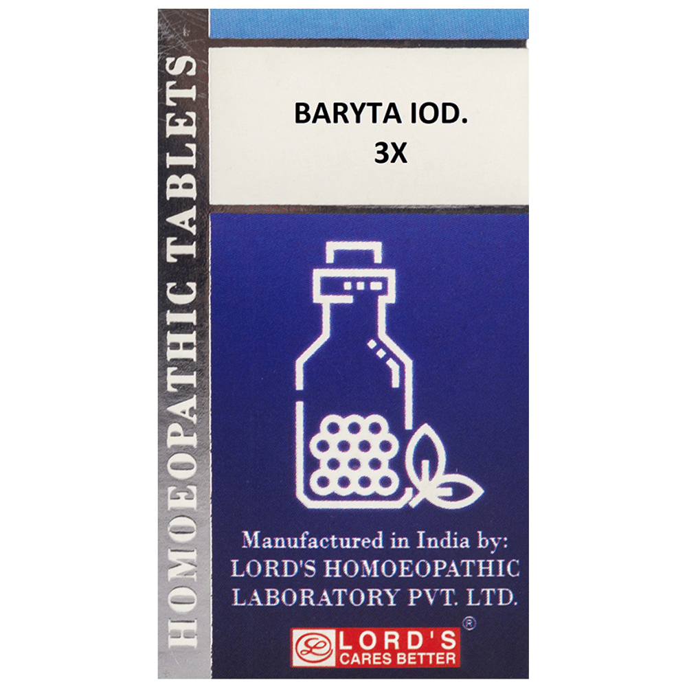 Lord's Baryta Iod Trituration Tablet 3X