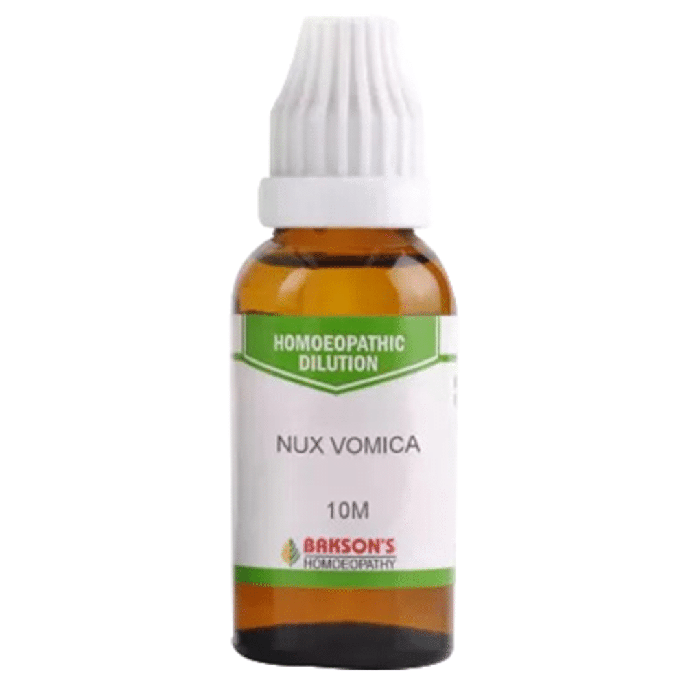 Bakson's Homeopathy Nux Vomica Dilution 10M